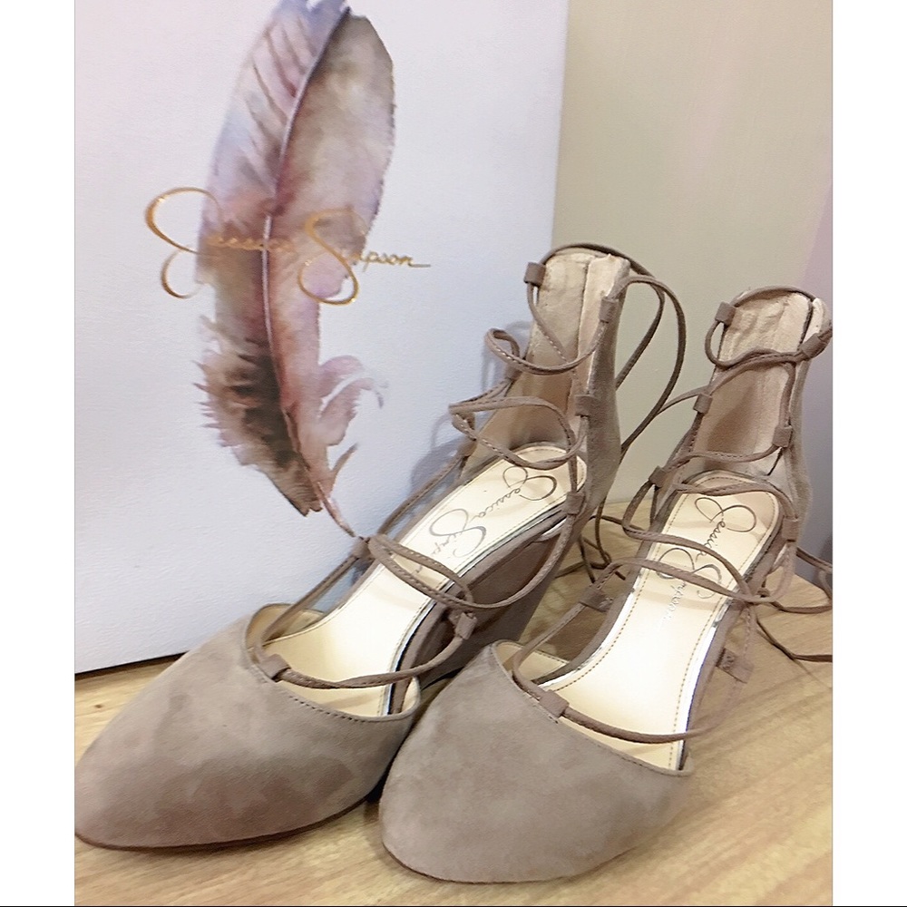 🌸 Jessica Simpson Nude Wedge 🌸